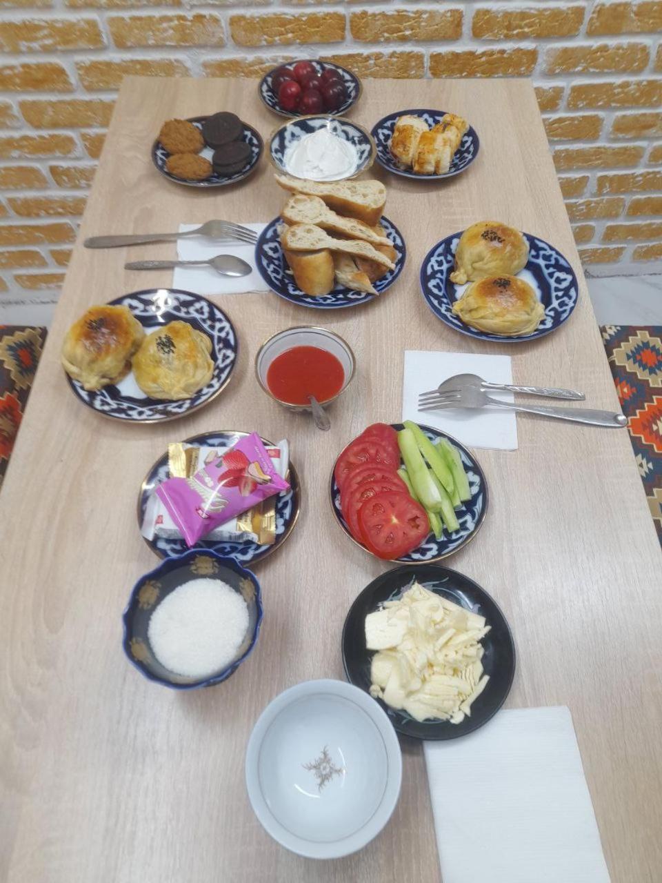 Native Teracce Hotell Buchara Exteriör bild